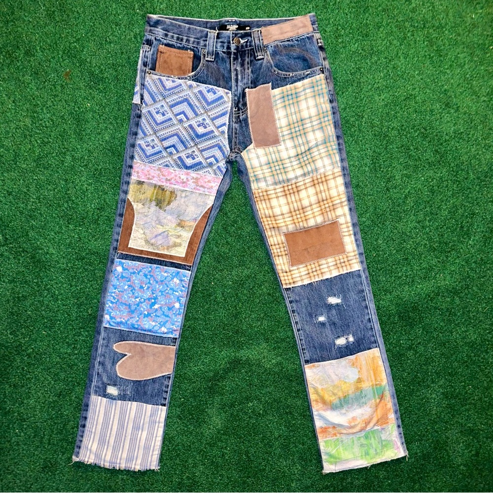 Jaded London Patchwork Jeans
